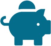 Piggy bank icon