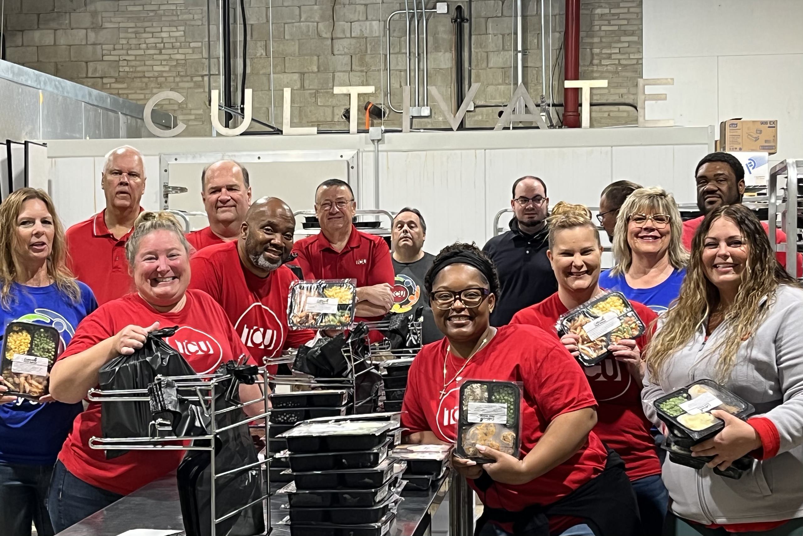 Image of TCU volunteers at Cultivate Culinary