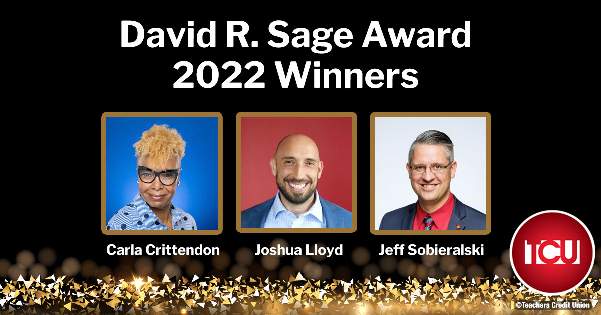 TCU Names 2022 David R. Sage Award Recipients