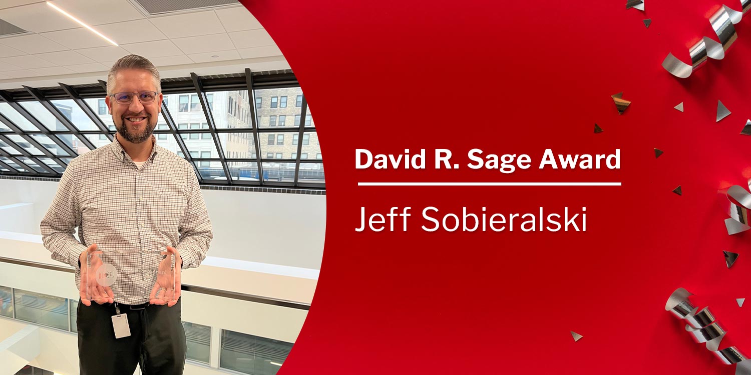 David R. Sage Award: Jeff Sobieralski