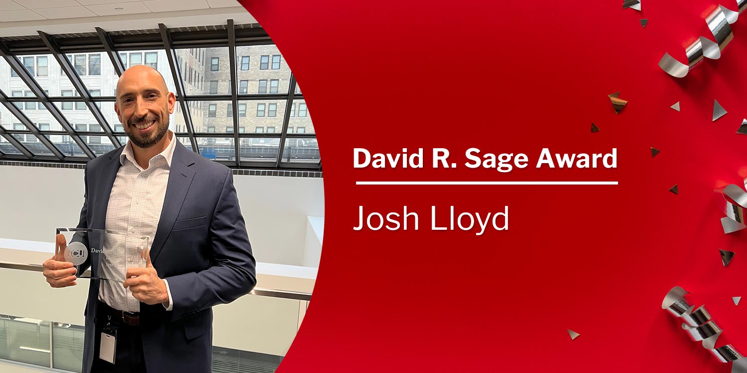 David R. Sage Award: Josh Lloyd