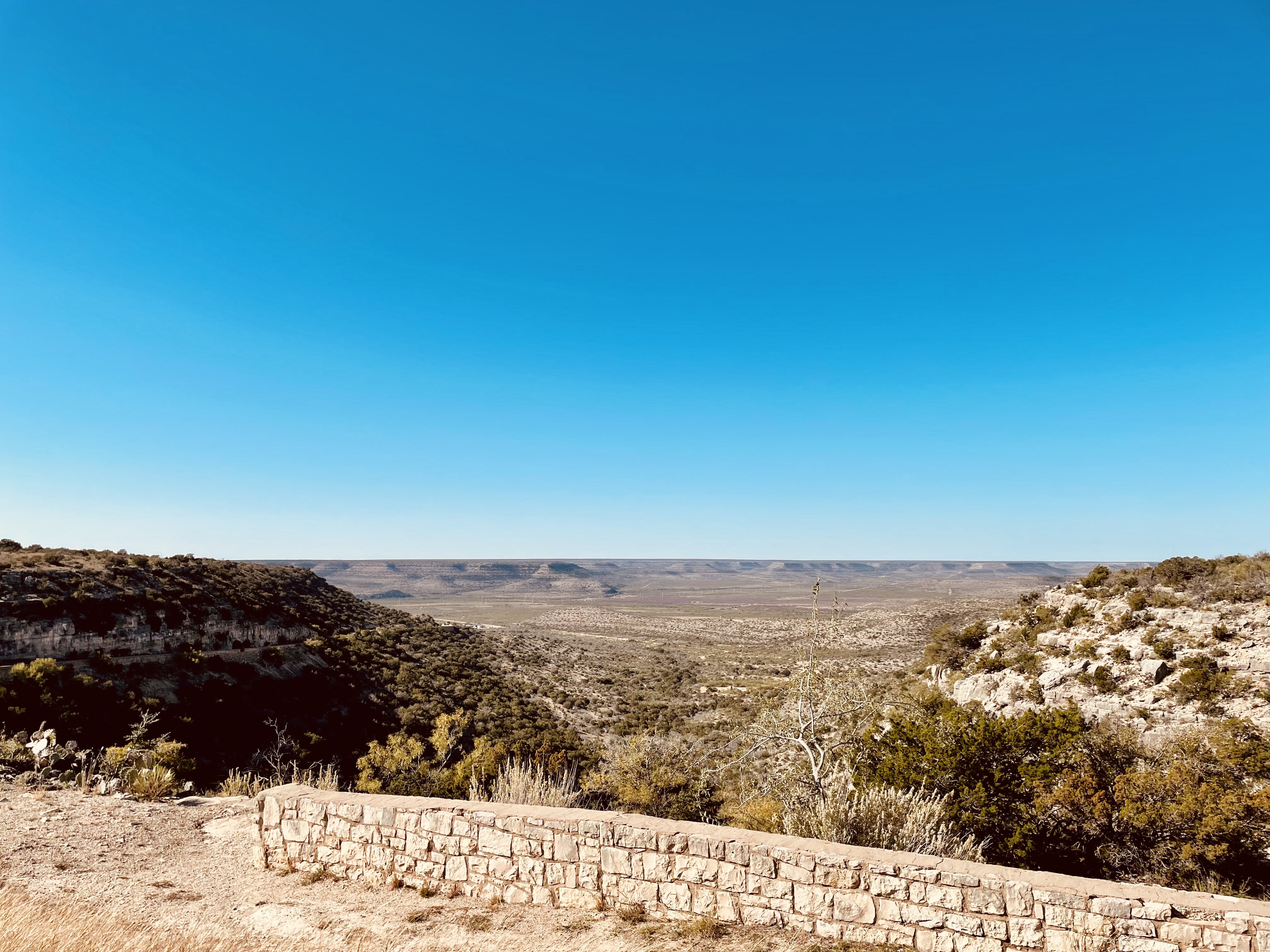 image overlooking the Sheffield Draw and the Fort Lancaster historic site